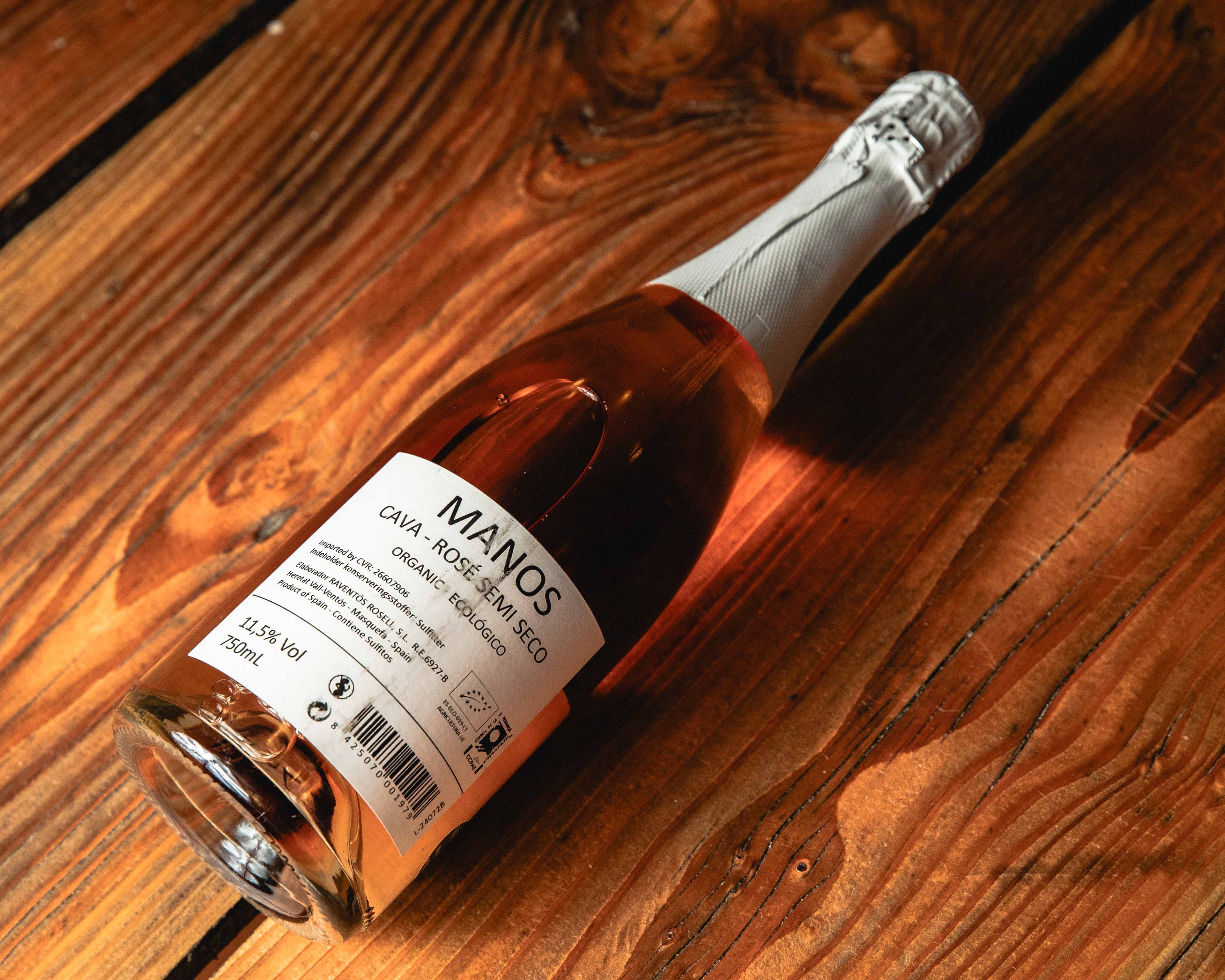 Manos, Cava semi seco Rosé