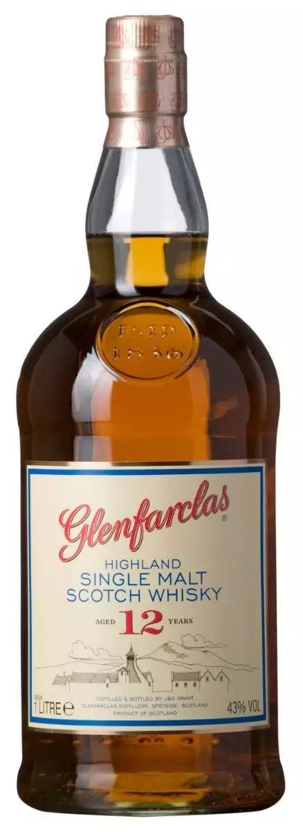 Speyside, Glenfarclas 12 års, 43% 70cl.