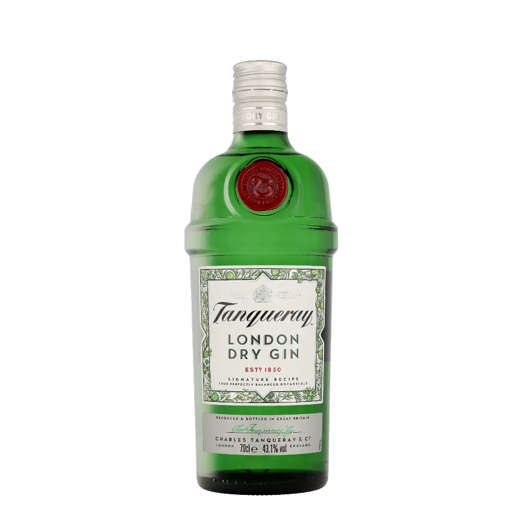 Tanqueray london dry gin, 43,1% 70cl.